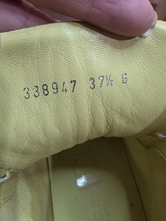 AUTHENTIC GUCCI SWAROVSKI CRYSTAL SHOES SIZE 37.5 EURO 7.5 US WITH ORIGINAL BOX - Picture 6 of 11